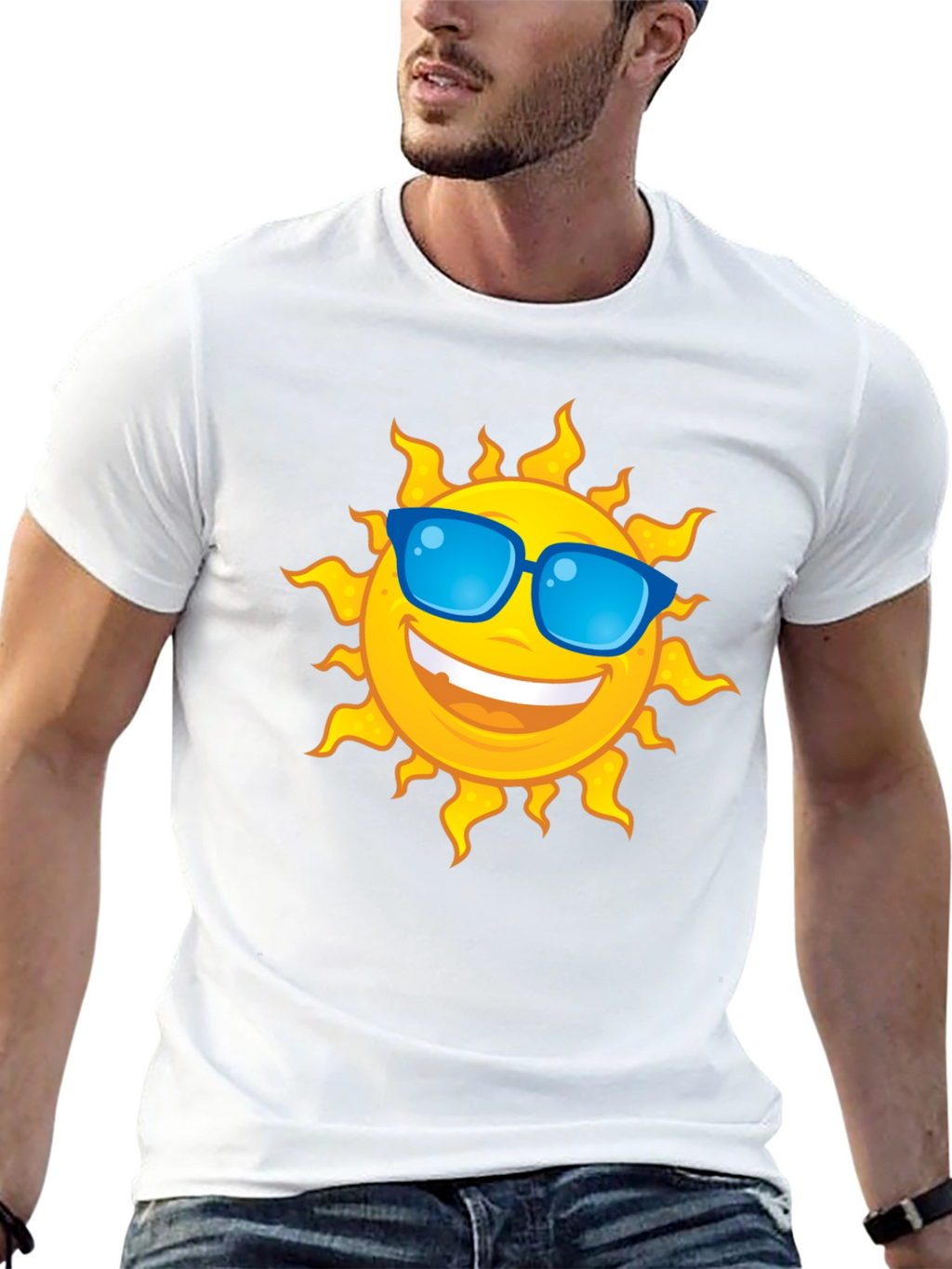 Funny Sun Graphic T-Shirt