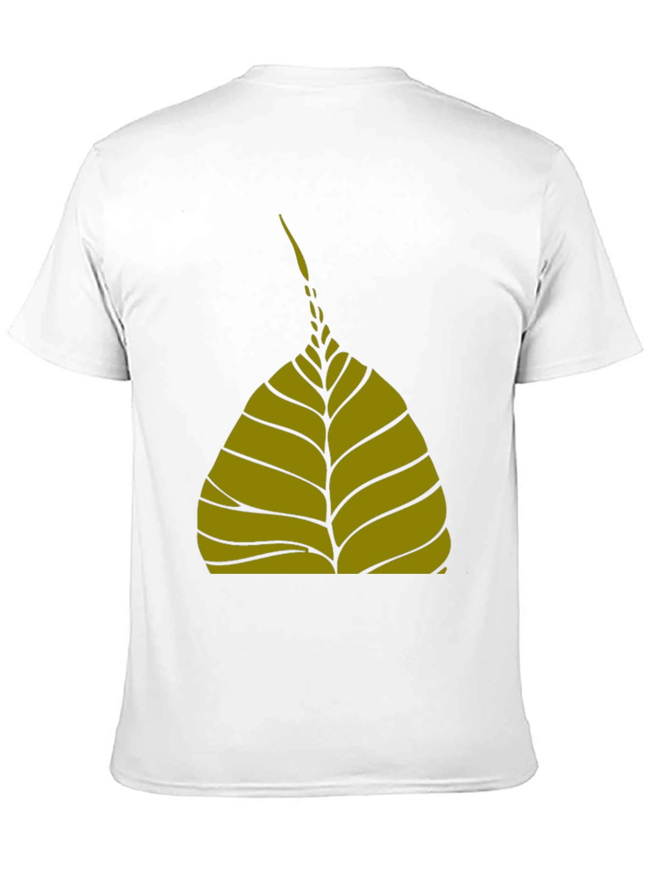 Leaf Graphic Black T-Shirt