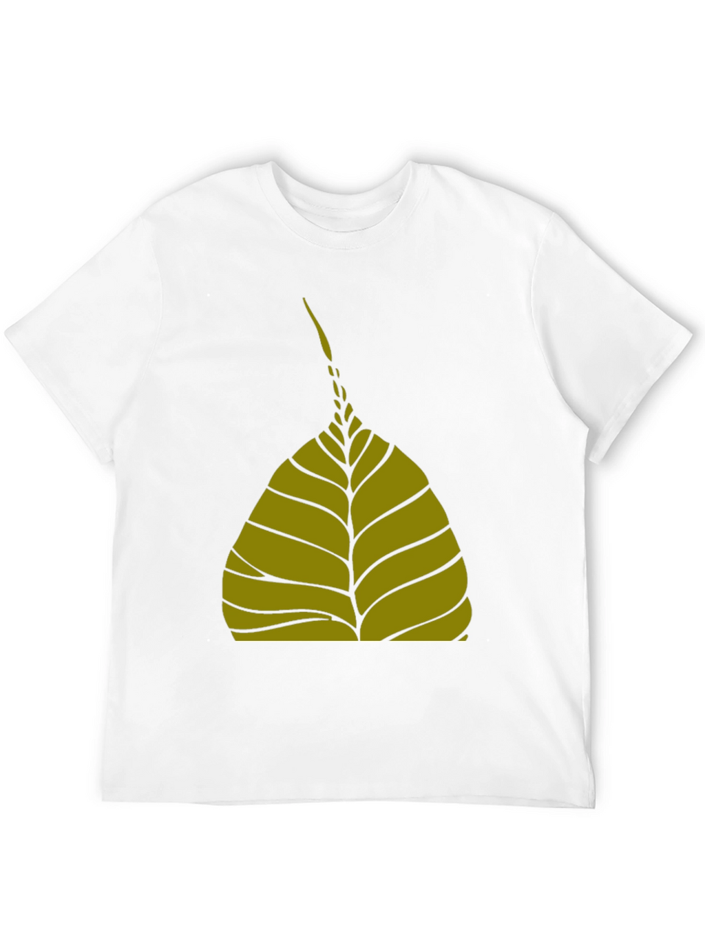 Leaf Graphic Black T-Shirt