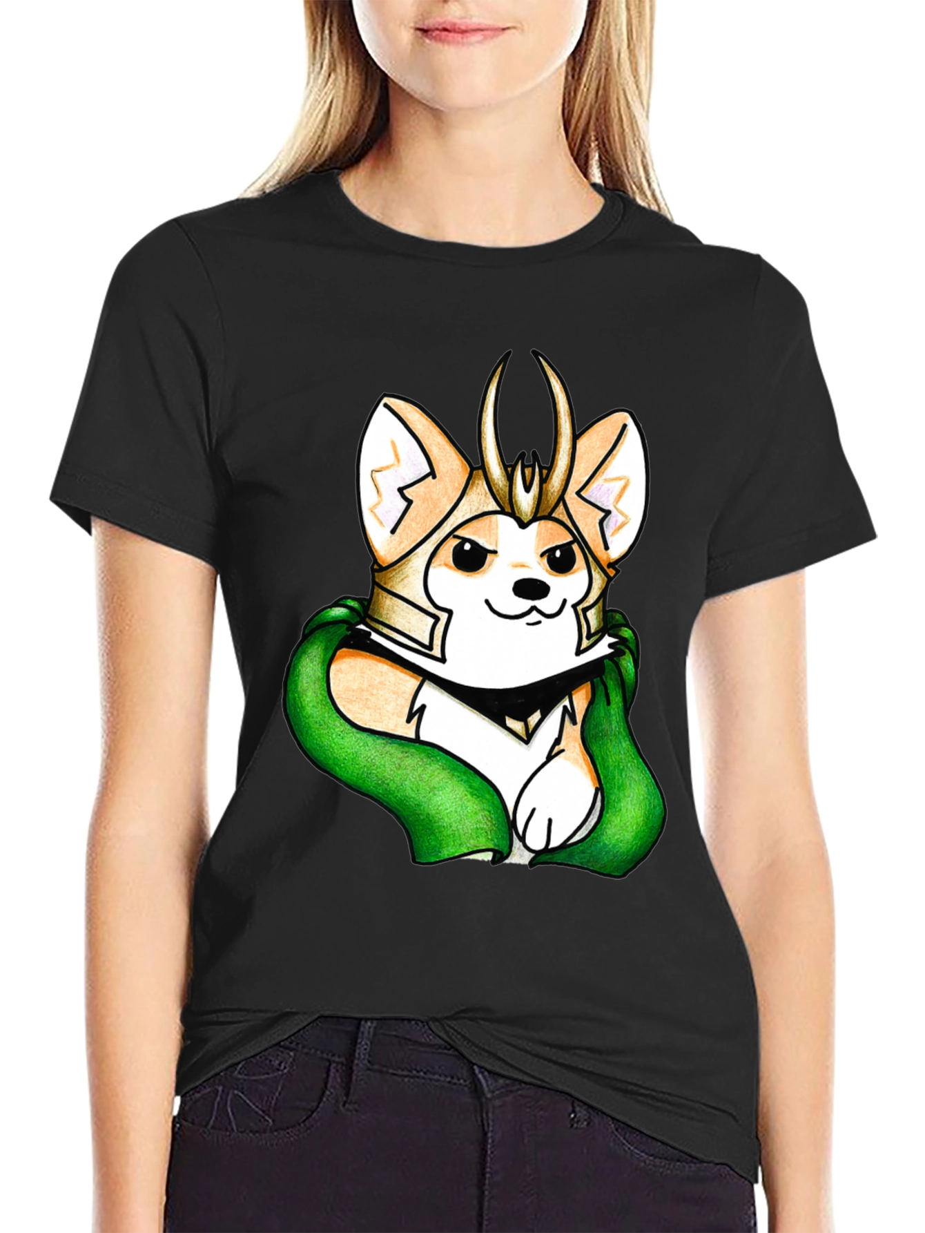 Loki Corgi T-Shirt - Mischief Managed!
