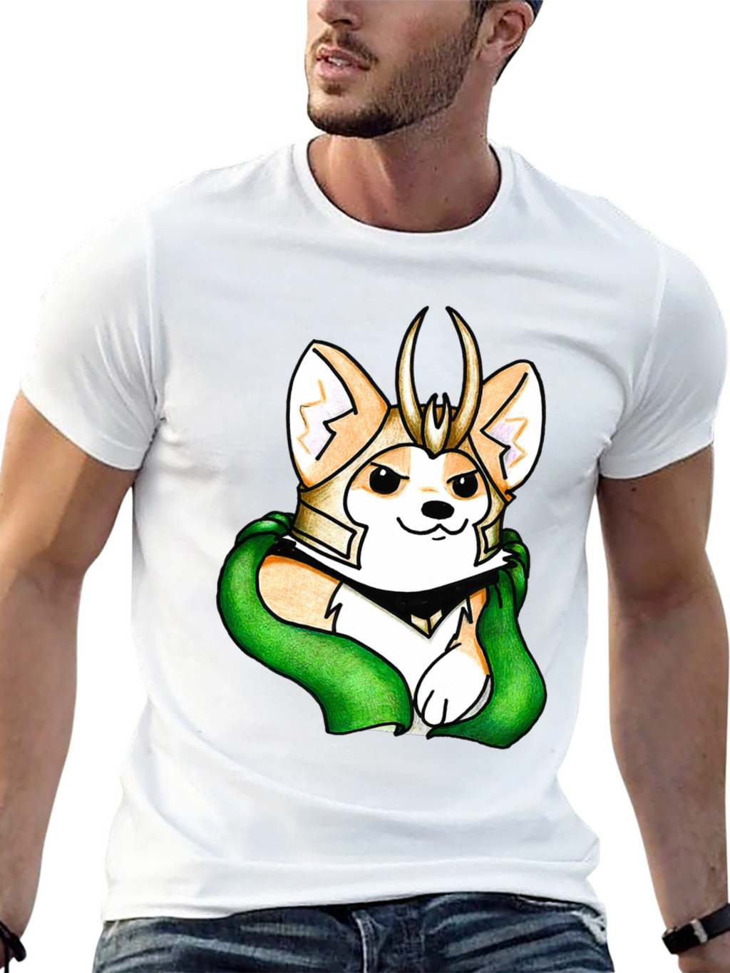 Loki Corgi T-Shirt - Mischief Managed!