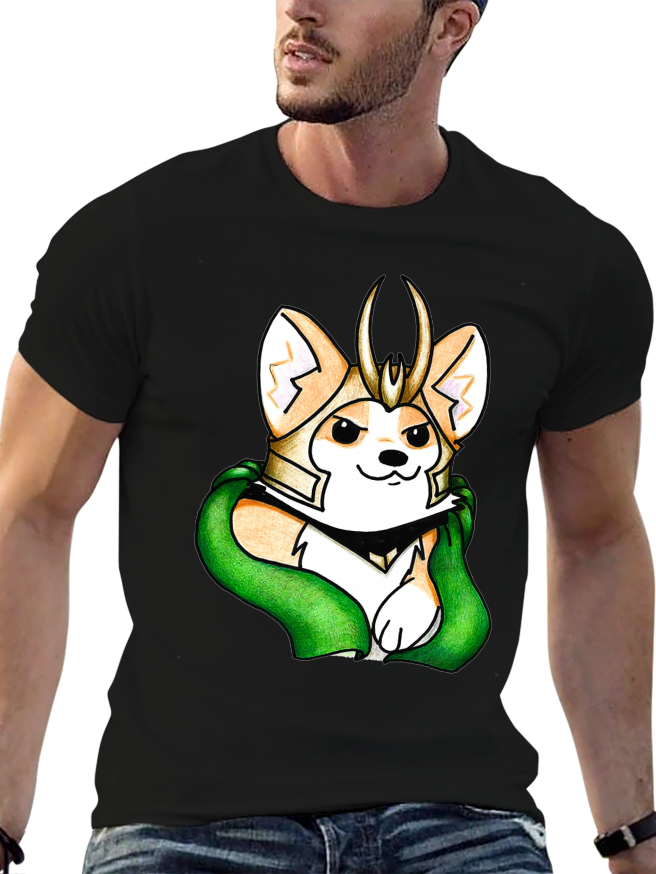 Loki Corgi T-Shirt - Mischief Managed!
