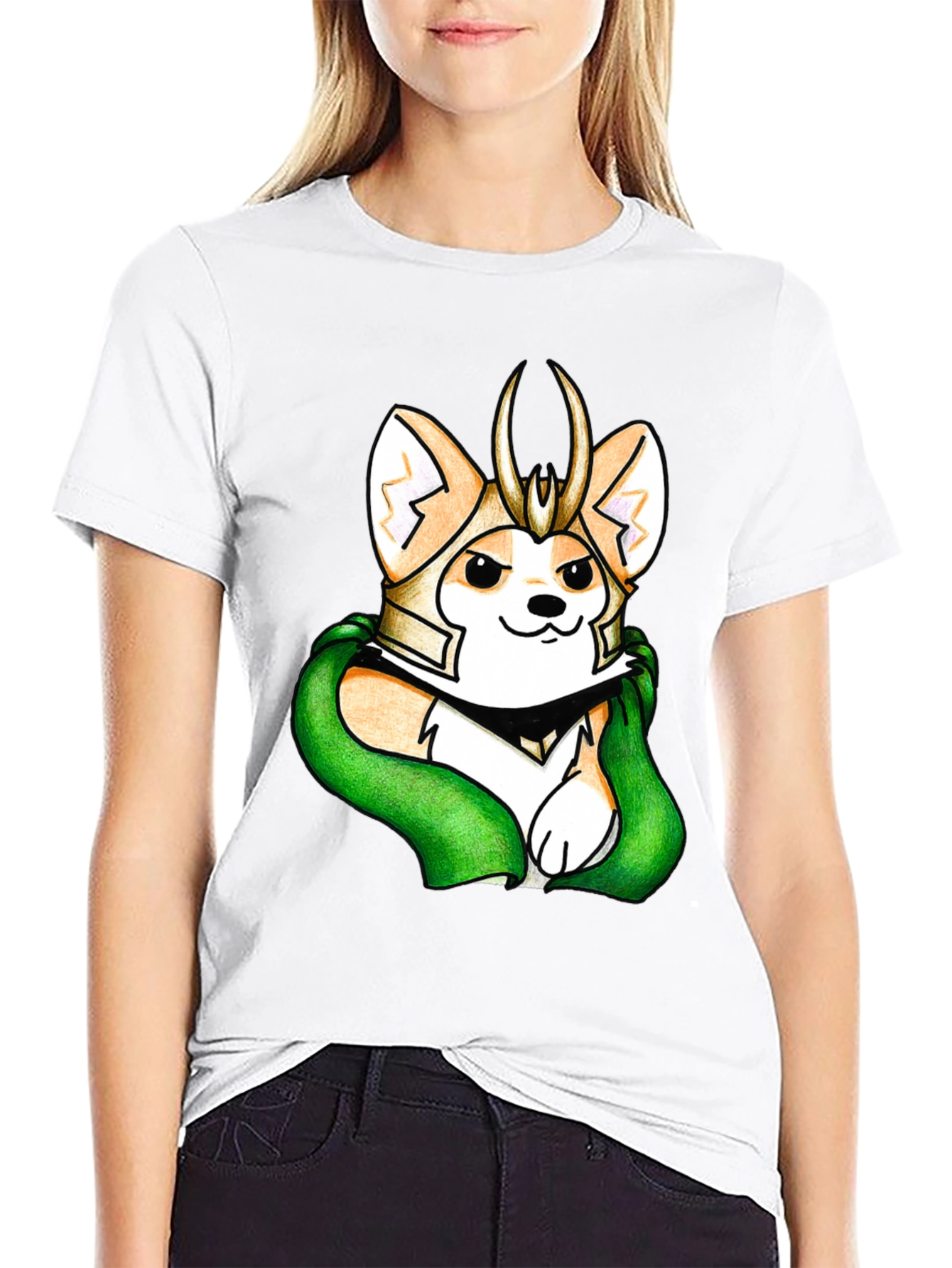 Loki Corgi T-Shirt - Mischief Managed!
