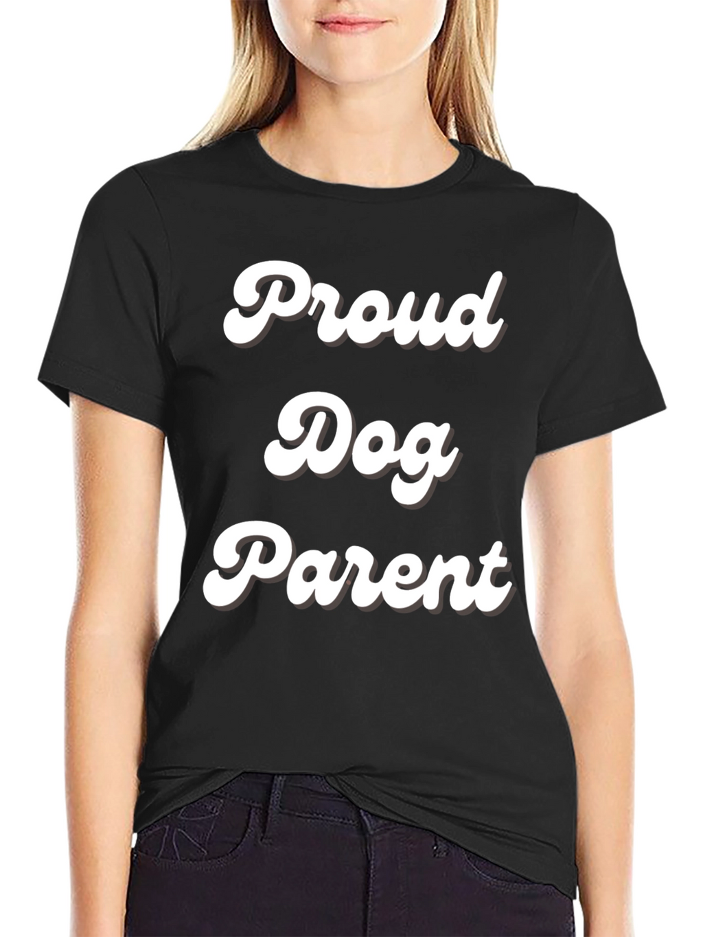 Proud Dog Parent T-Shirt - Black Cotton Tee