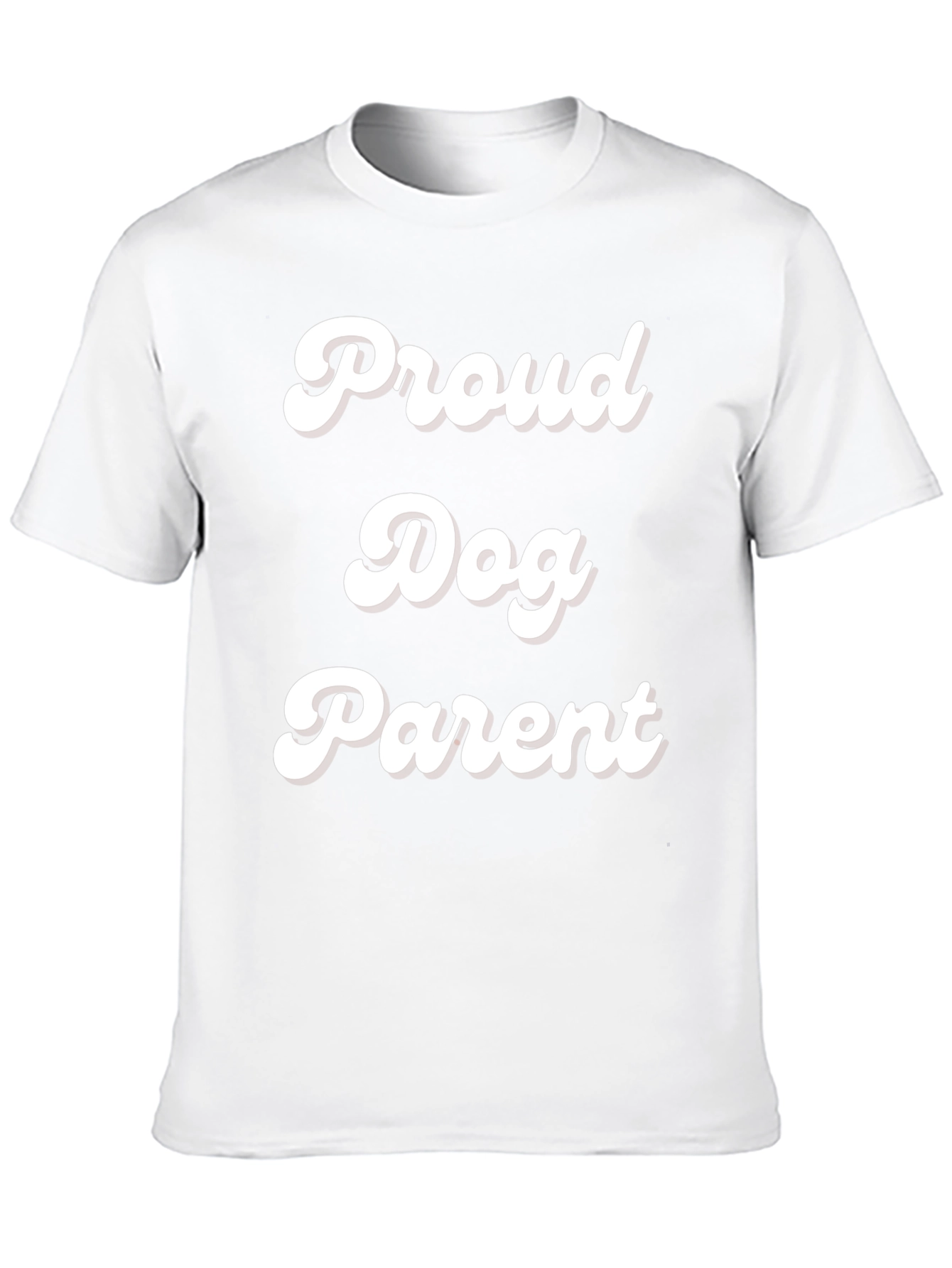 Proud Dog Parent T-Shirt - Black Cotton Tee