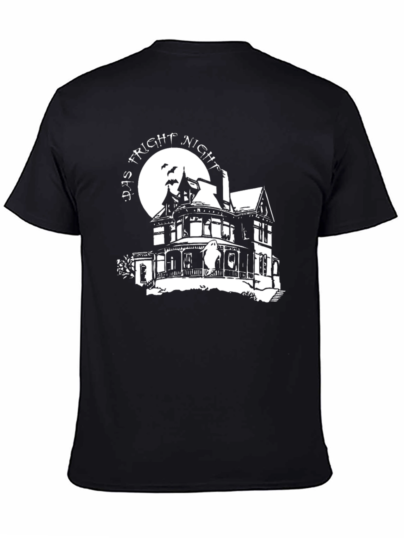 Fright Night T-Shirt - Spooky Haunted House Tee