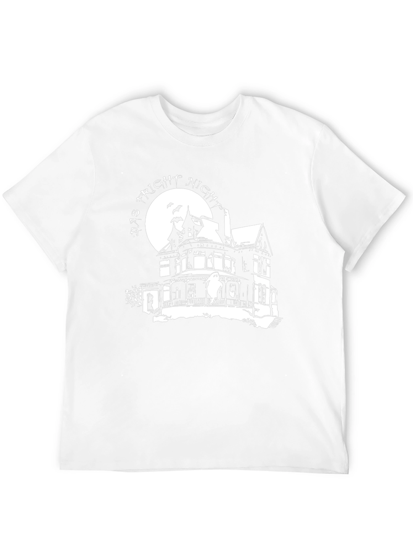 Fright Night T-Shirt - Spooky Haunted House Tee