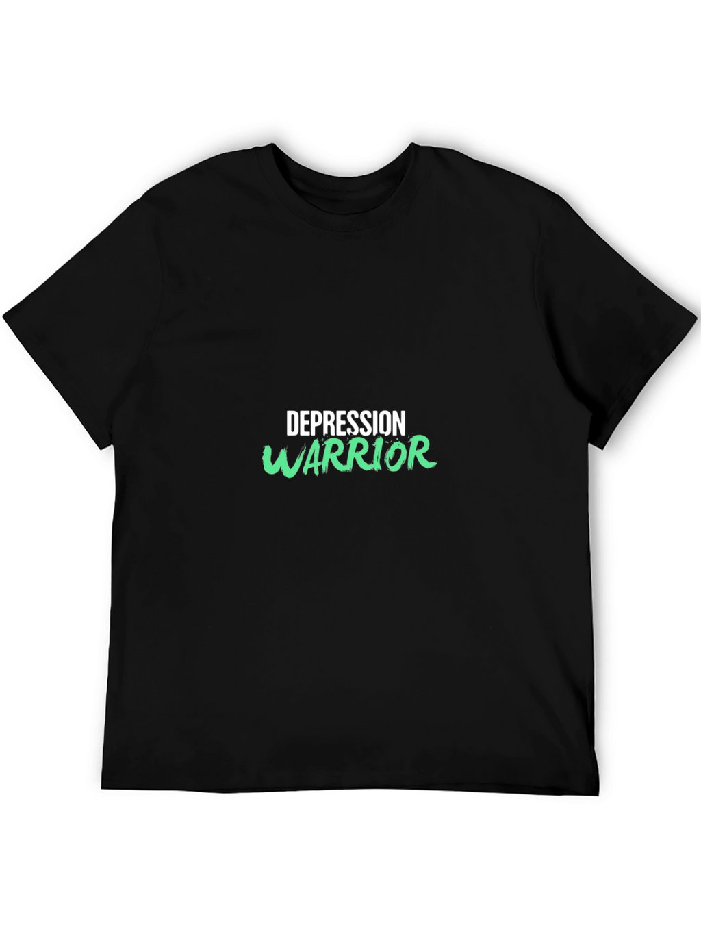 Depression Warrior T-Shirt - Black