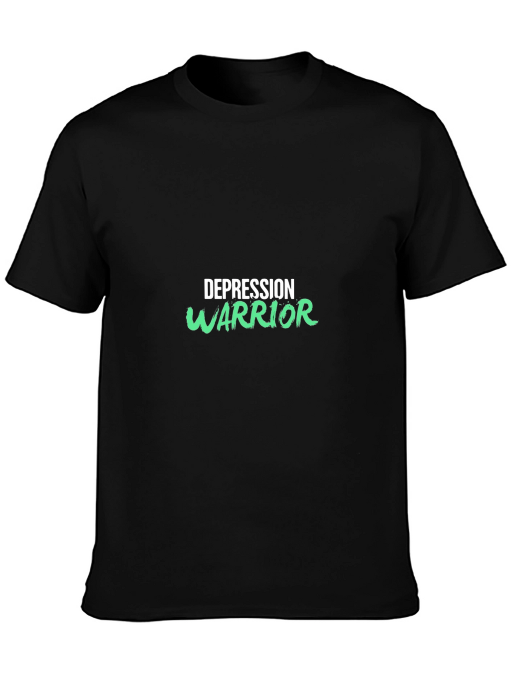 Depression Warrior T-Shirt - Black