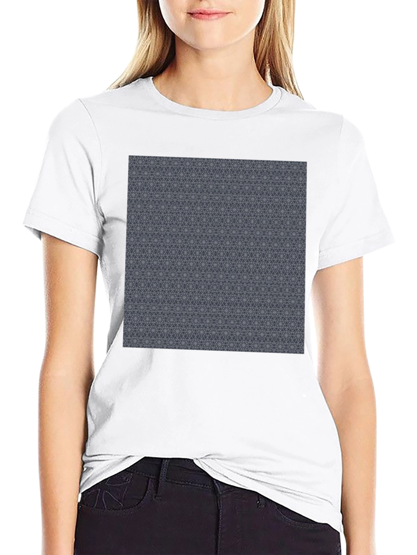 Geometric Pattern Tee - Modern Comfort