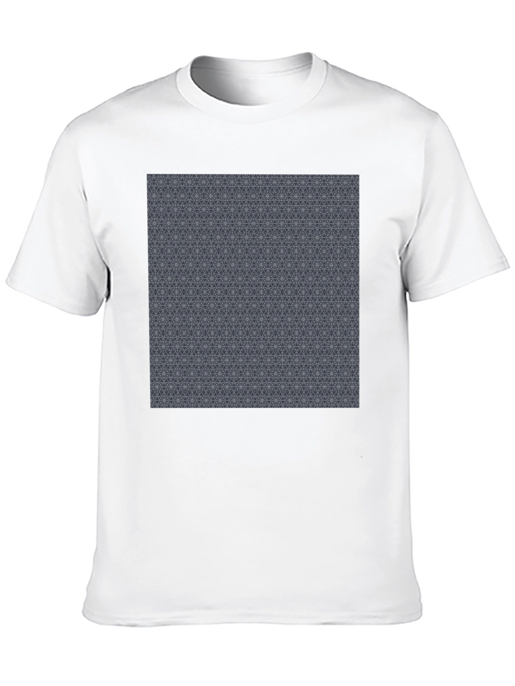 Geometric Pattern Tee - Modern Comfort