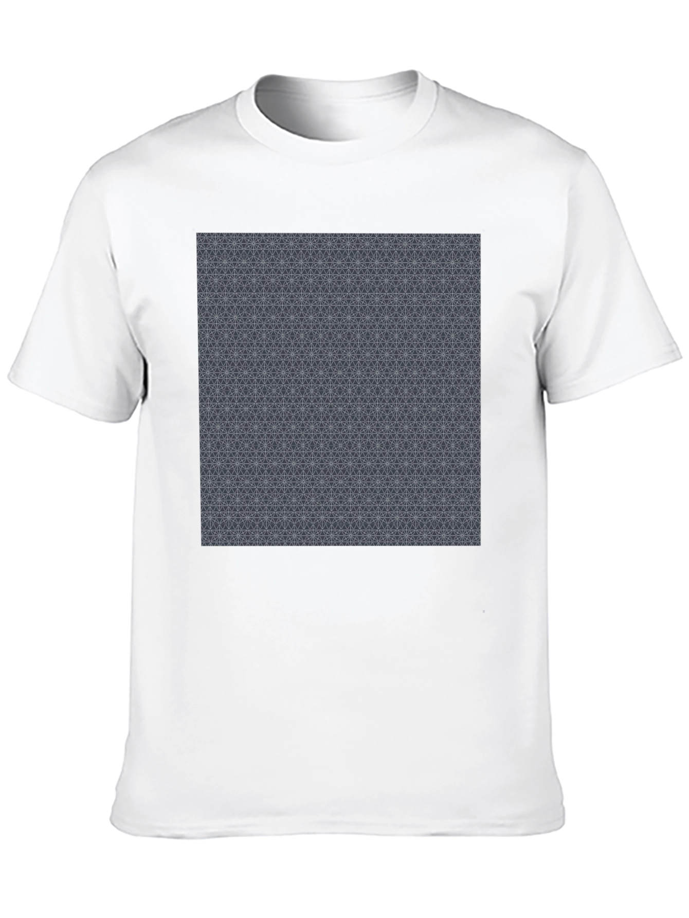 Geometric Pattern Tee - Modern Comfort