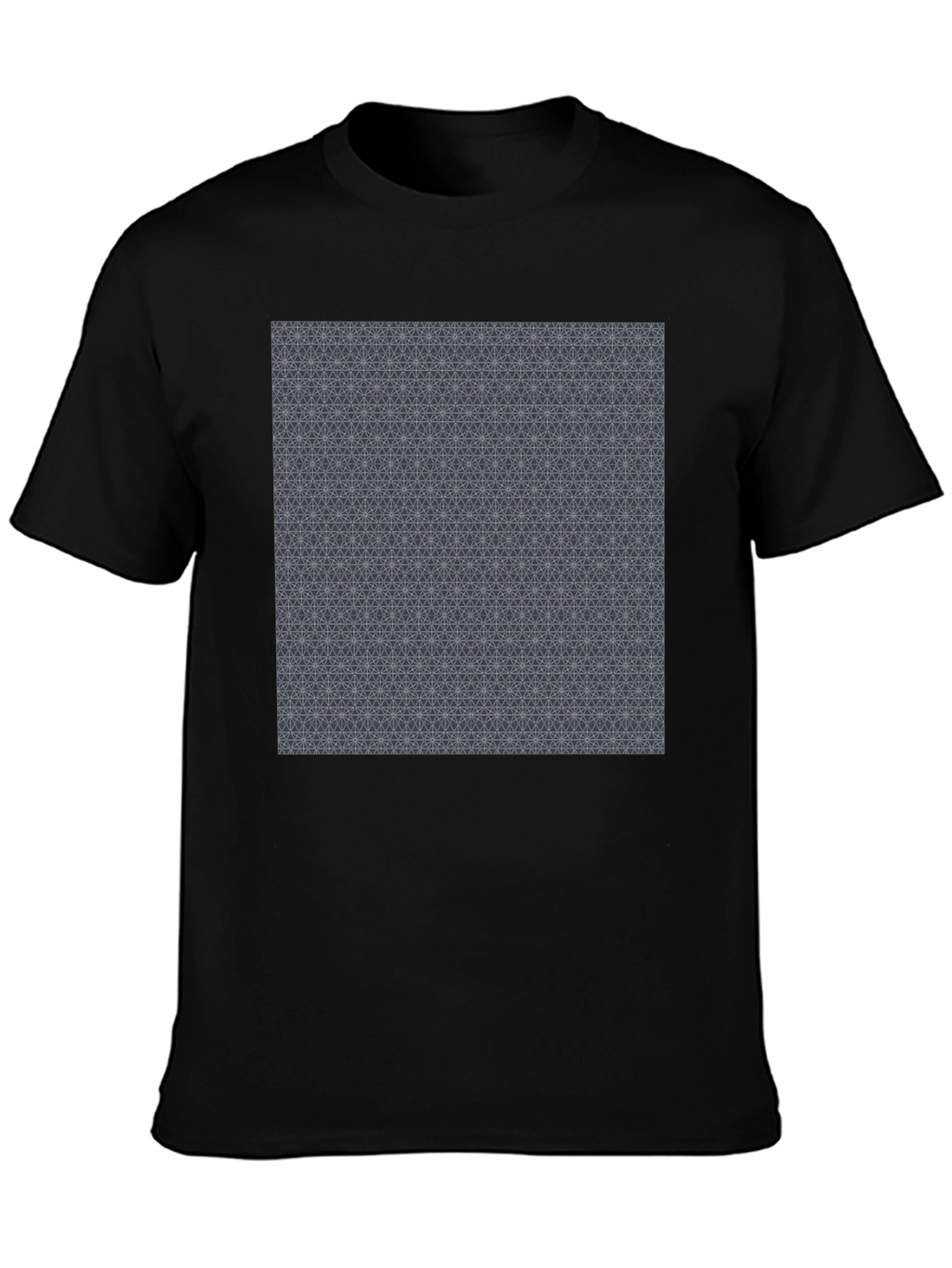 Geometric Pattern Tee - Modern Comfort