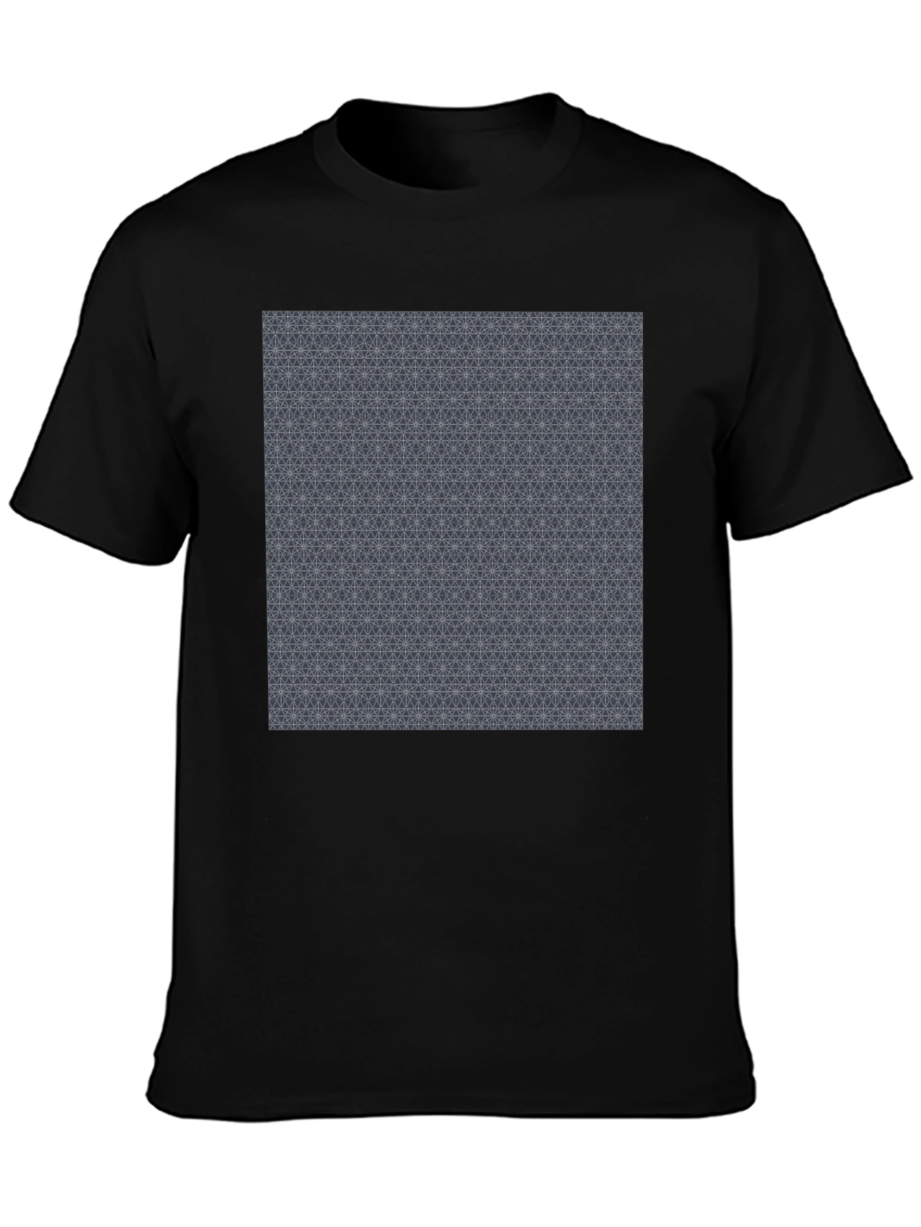 Geometric Pattern Tee - Modern Comfort