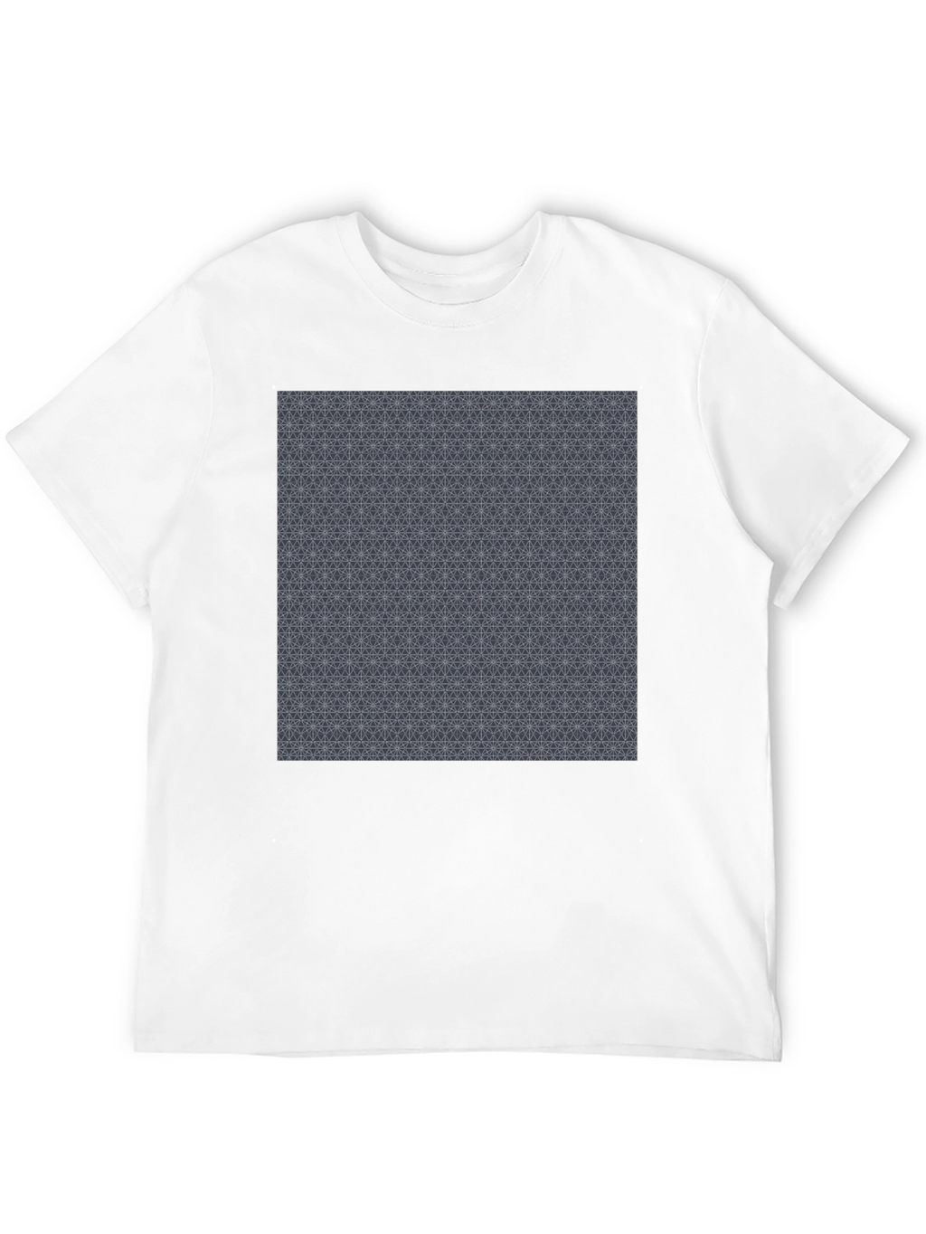 Geometric Pattern Tee - Modern Comfort