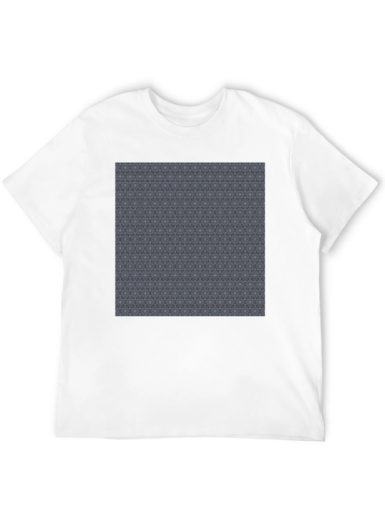 Geometric Pattern Tee - Modern Comfort