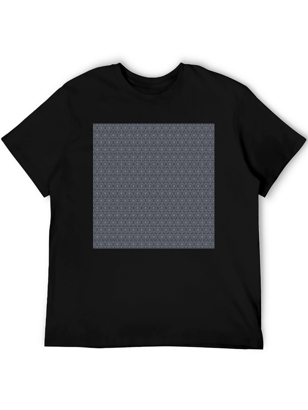 Geometric Pattern Tee - Modern Comfort