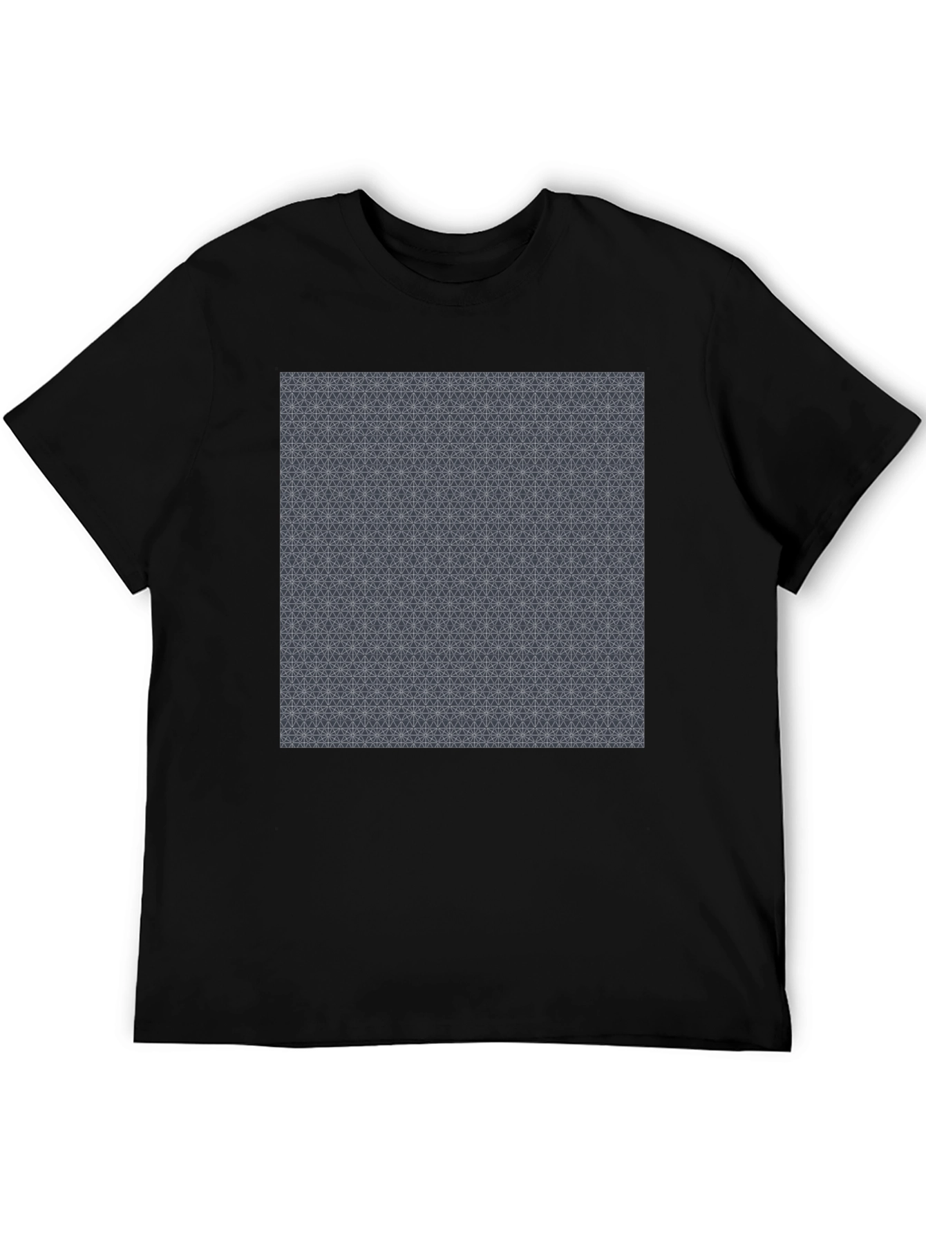 Geometric Pattern Tee - Modern Comfort