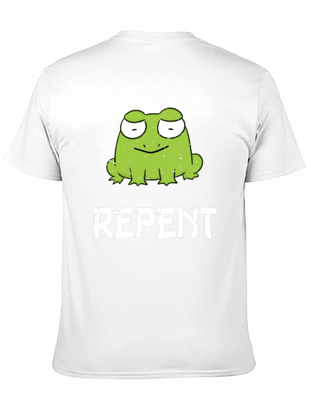 Frog Repent Graphic T-Shirt - Black Cotton Tee