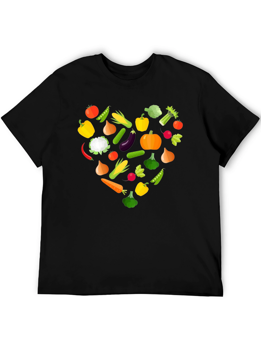 Vegan Heart T-Shirt - Eat Your Vegetables!