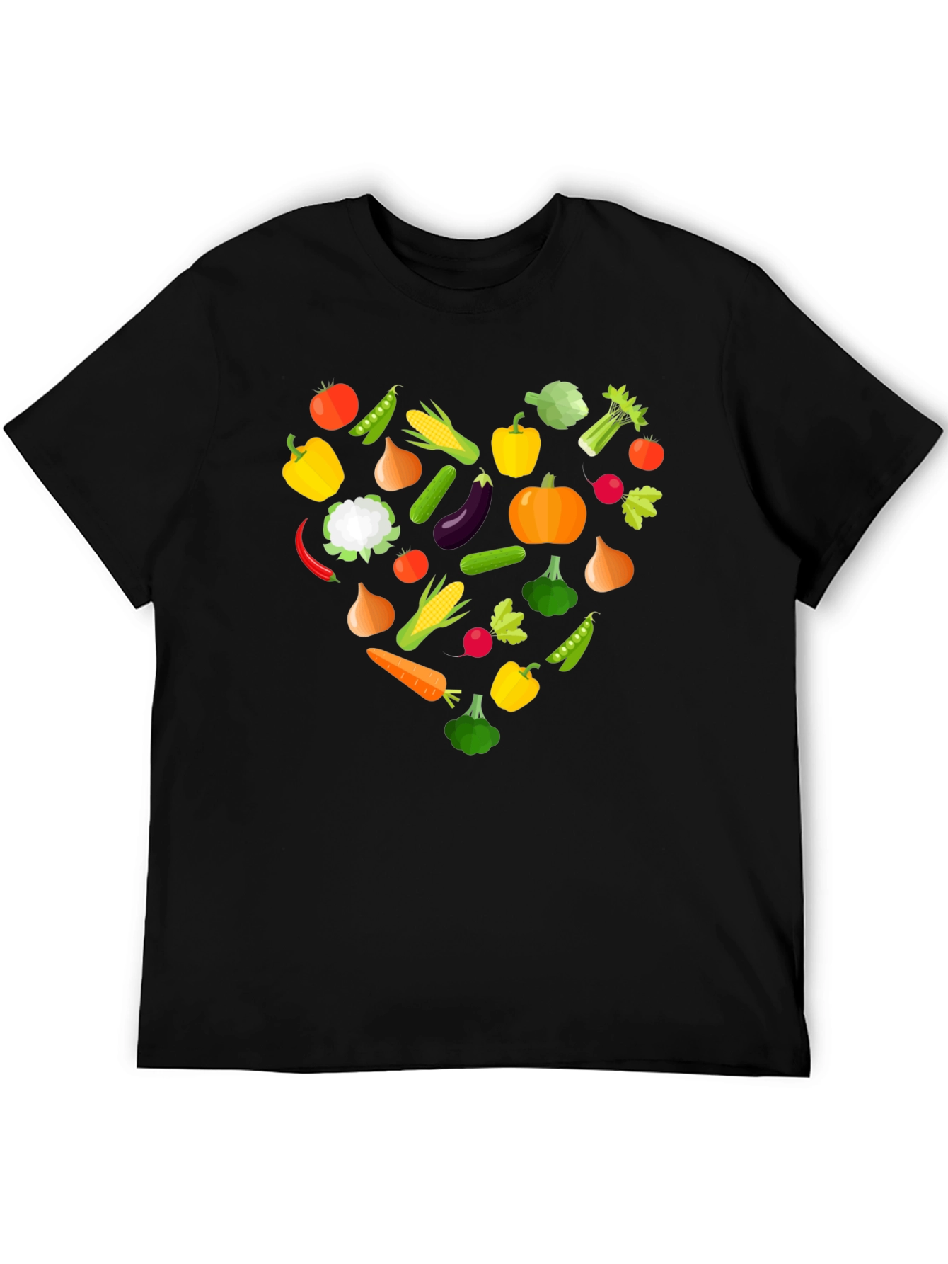 Vegan Heart T-Shirt - Eat Your Vegetables!