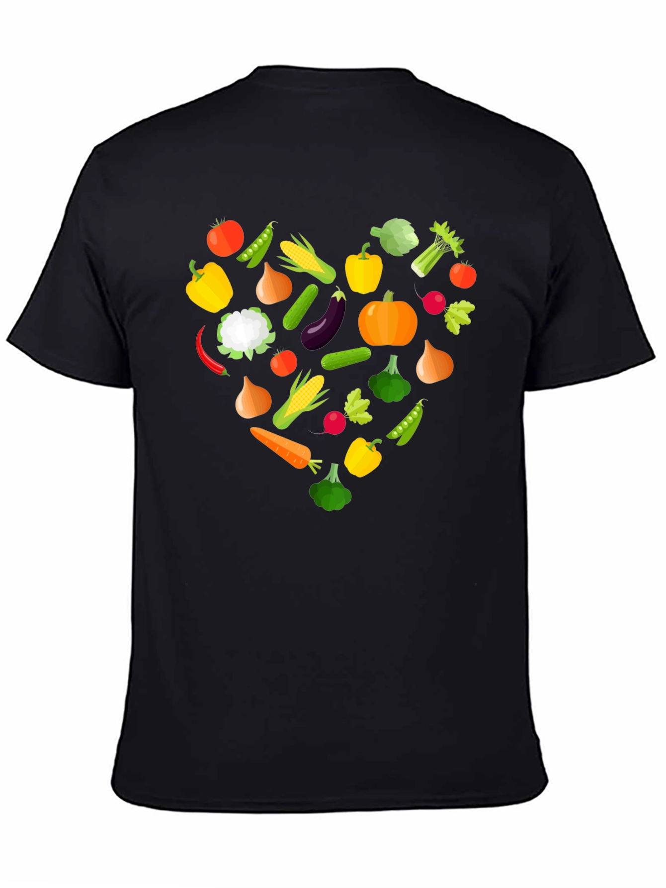 Vegan Heart T-Shirt - Eat Your Vegetables!
