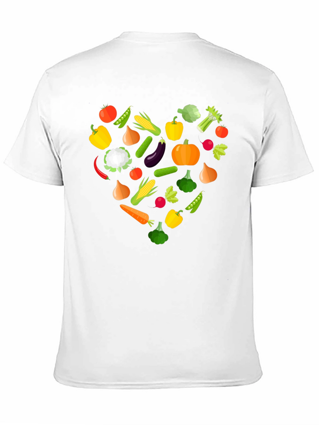 Vegan Heart T-Shirt - Eat Your Vegetables!