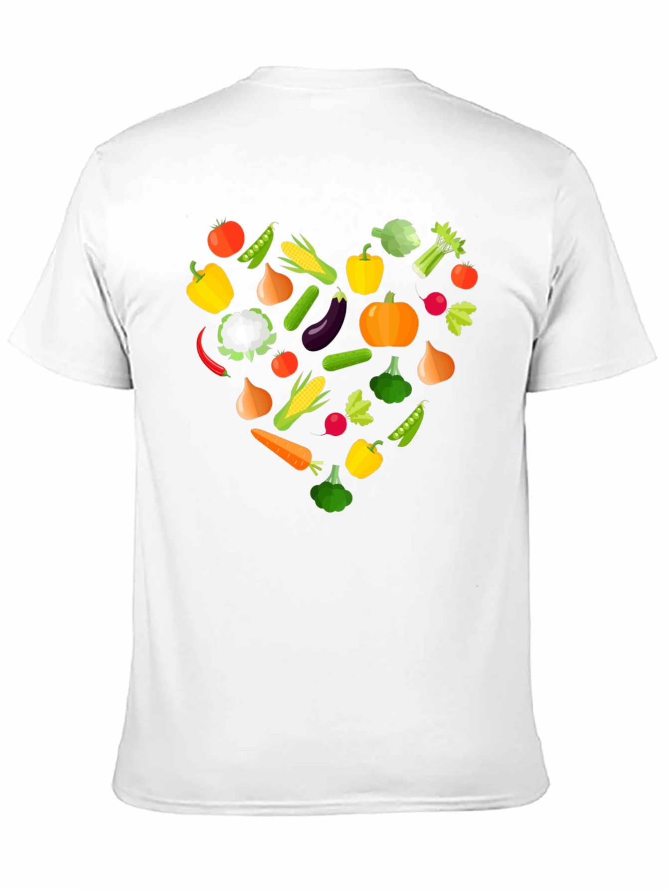 Vegan Heart T-Shirt - Eat Your Vegetables!