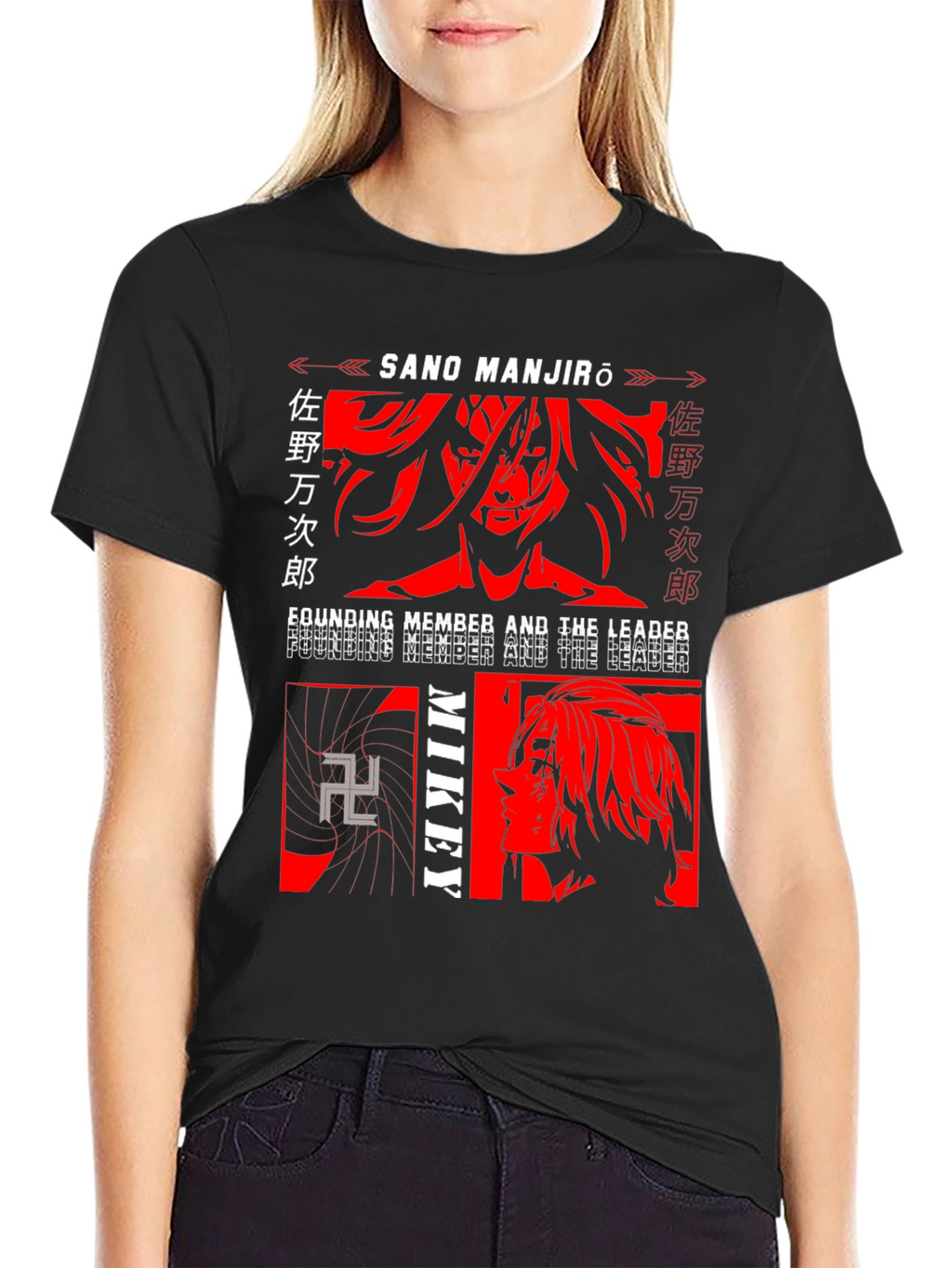 Sano Manjiro Anime T-Shirt - Mikey Founding Member