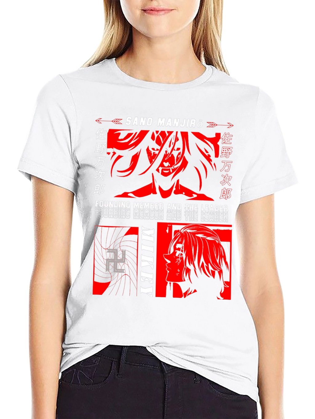 Sano Manjiro Anime T-Shirt - Mikey Founding Member