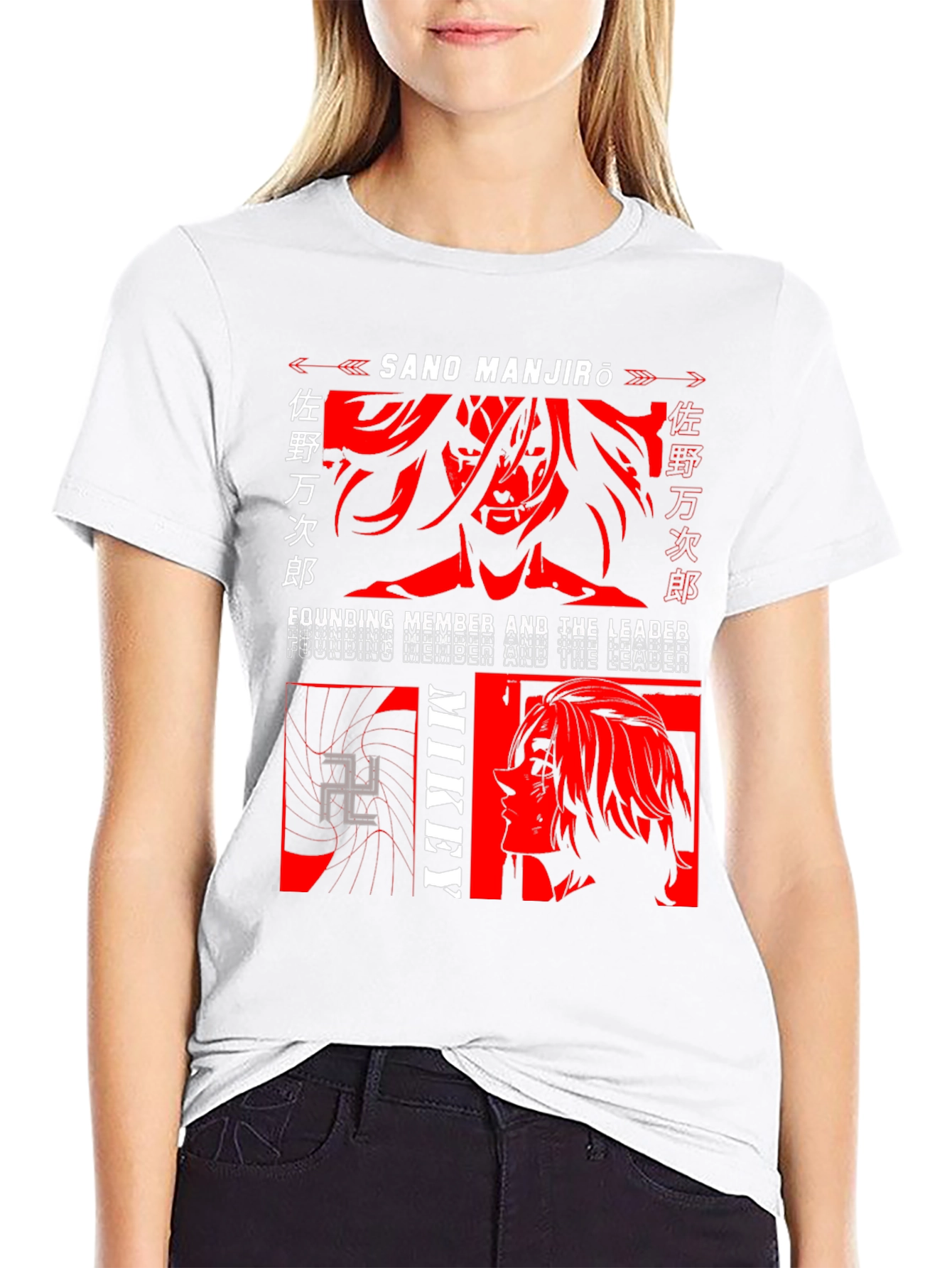 Sano Manjiro Anime T-Shirt - Mikey Founding Member