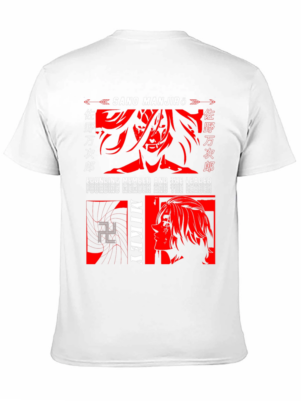 Sano Manjiro Anime T-Shirt - Mikey Founding Member