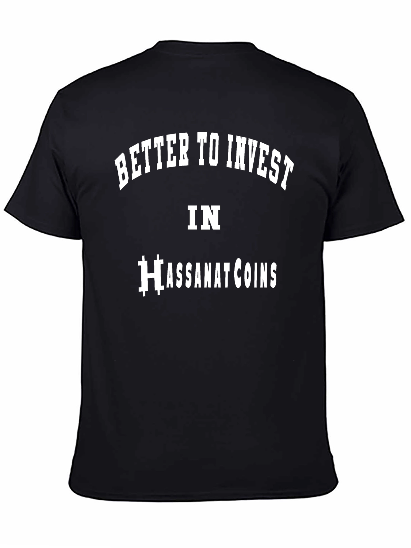 Invest in Hassanat Coins Black T-Shirt