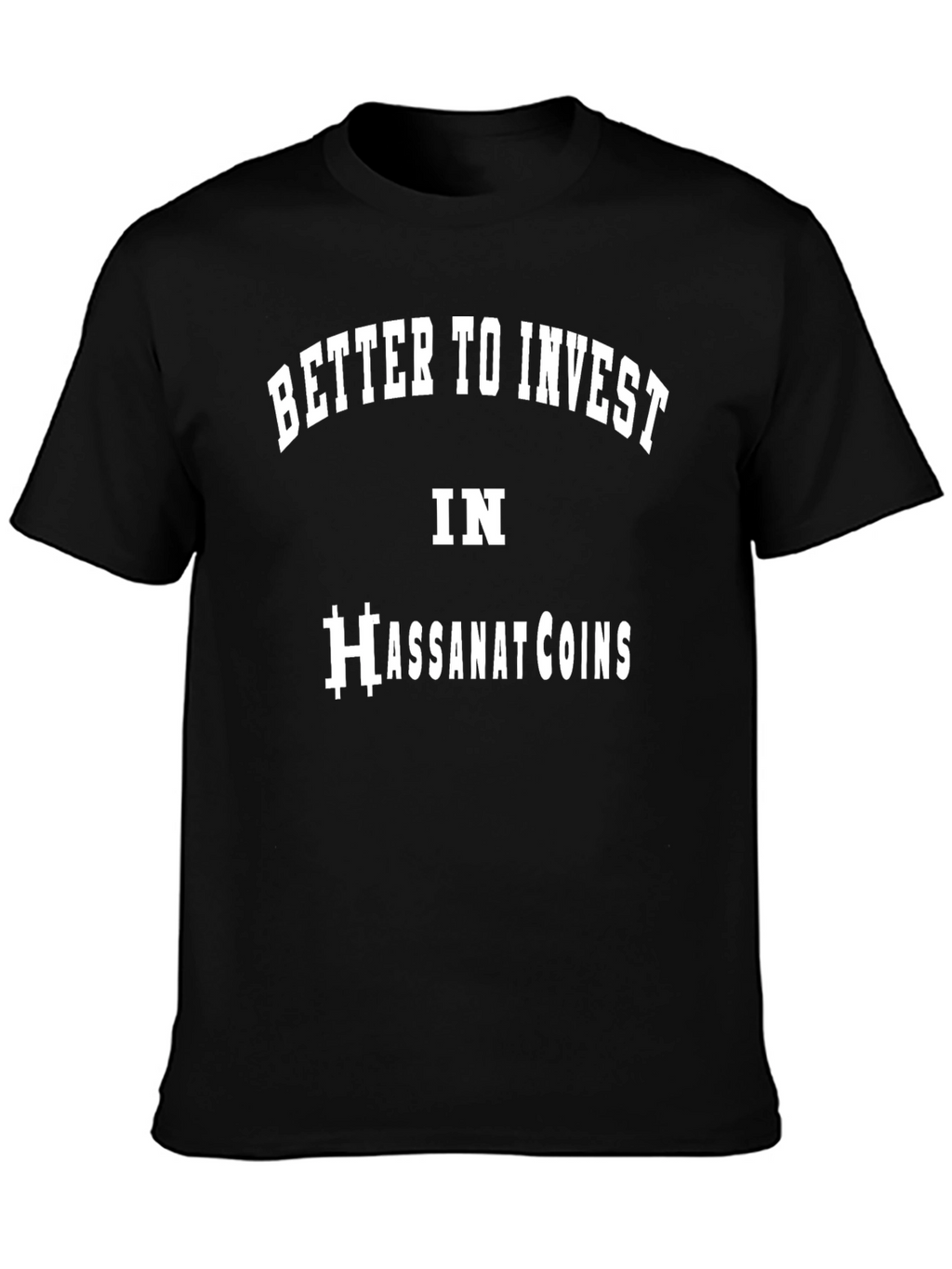 Invest in Hassanat Coins Black T-Shirt
