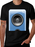 Speaker Graphic Black Tee