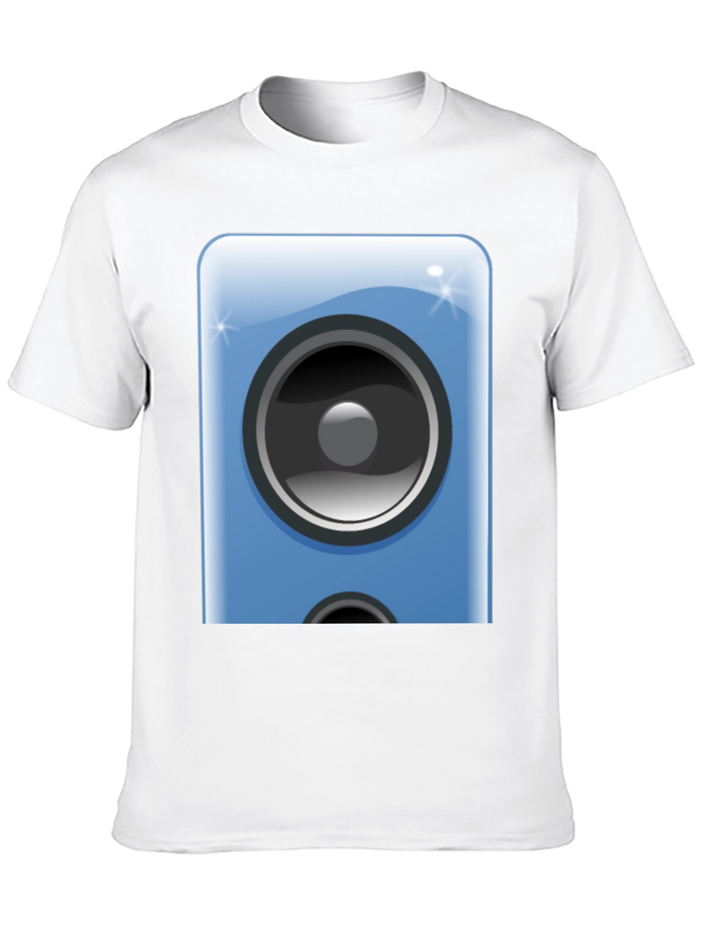 Speaker Graphic Black Tee