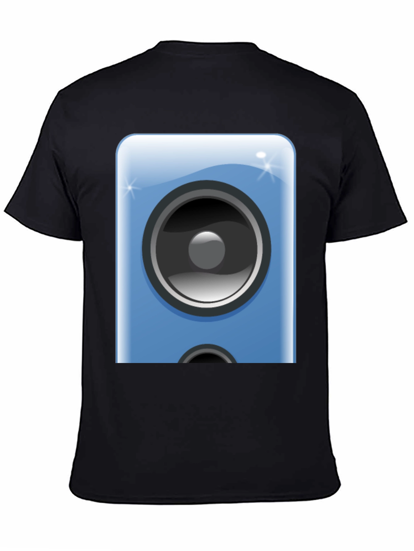 Speaker Graphic Black Tee