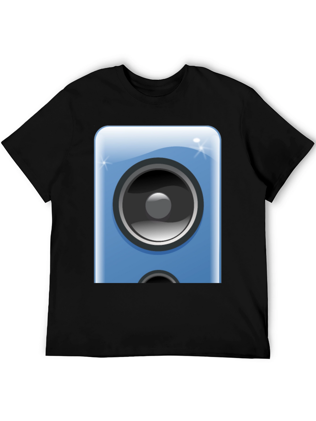 Speaker Graphic Black Tee