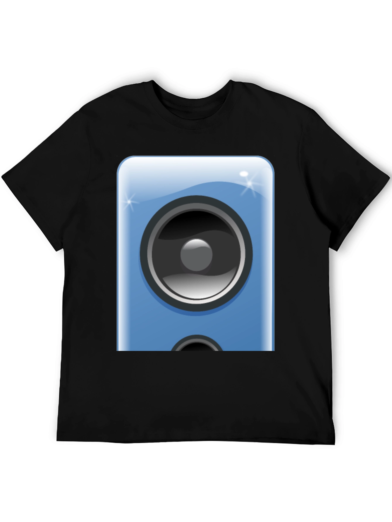 Speaker Graphic Black Tee