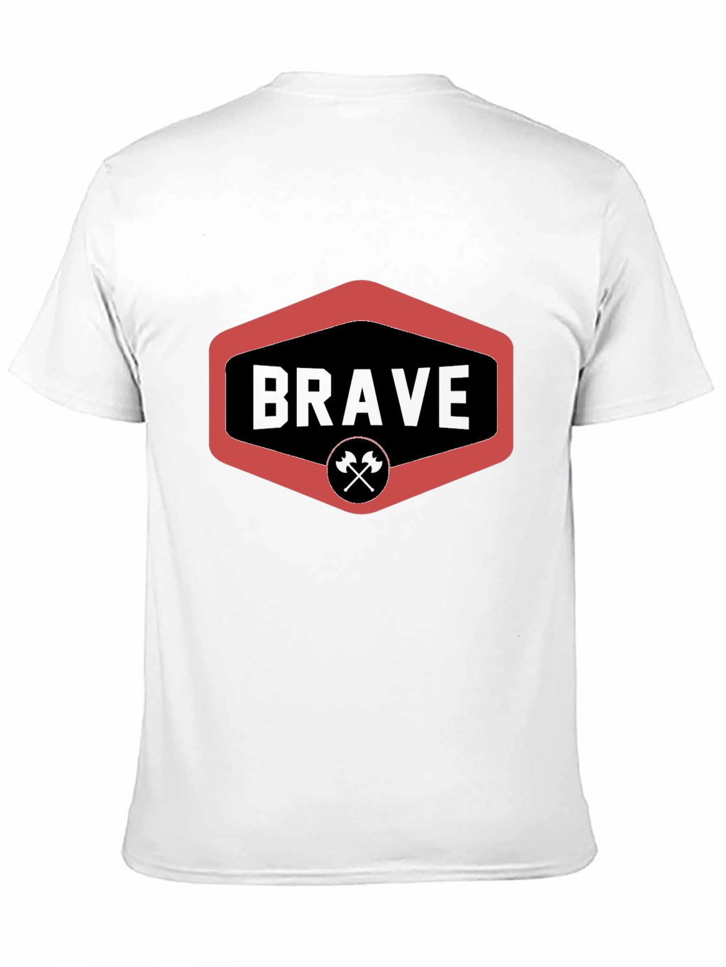 Brave Graphic Tee - Black Crew Neck