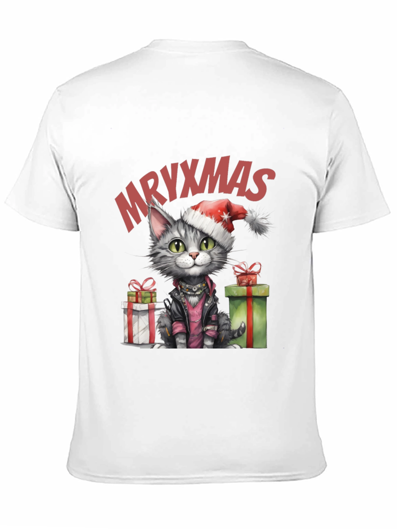 MRYXMAS Cat T-Shirt - Christmas Kitten