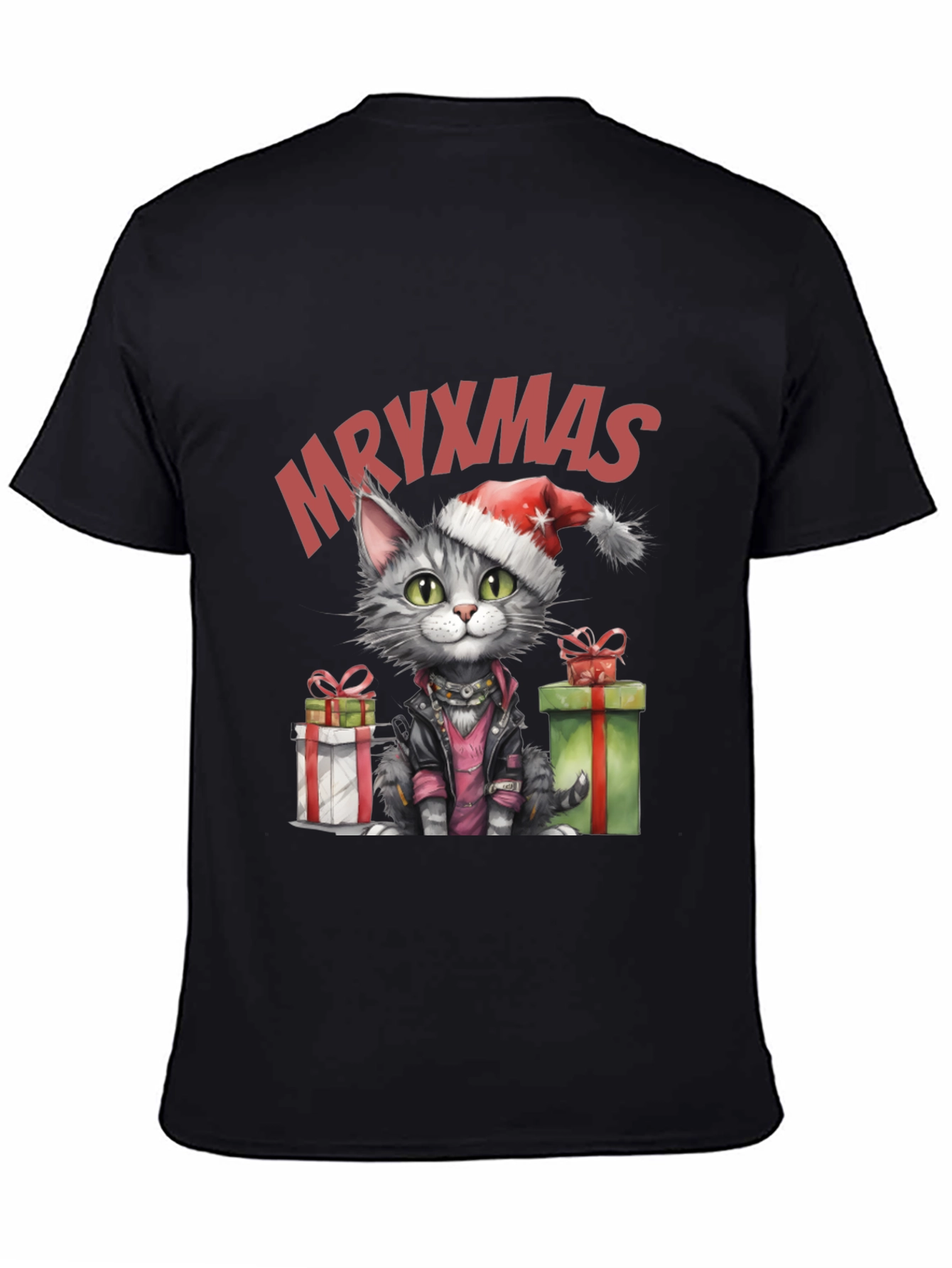 MRYXMAS Cat T-Shirt - Christmas Kitten