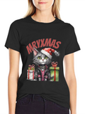 MRYXMAS Cat T-Shirt - Christmas Kitten