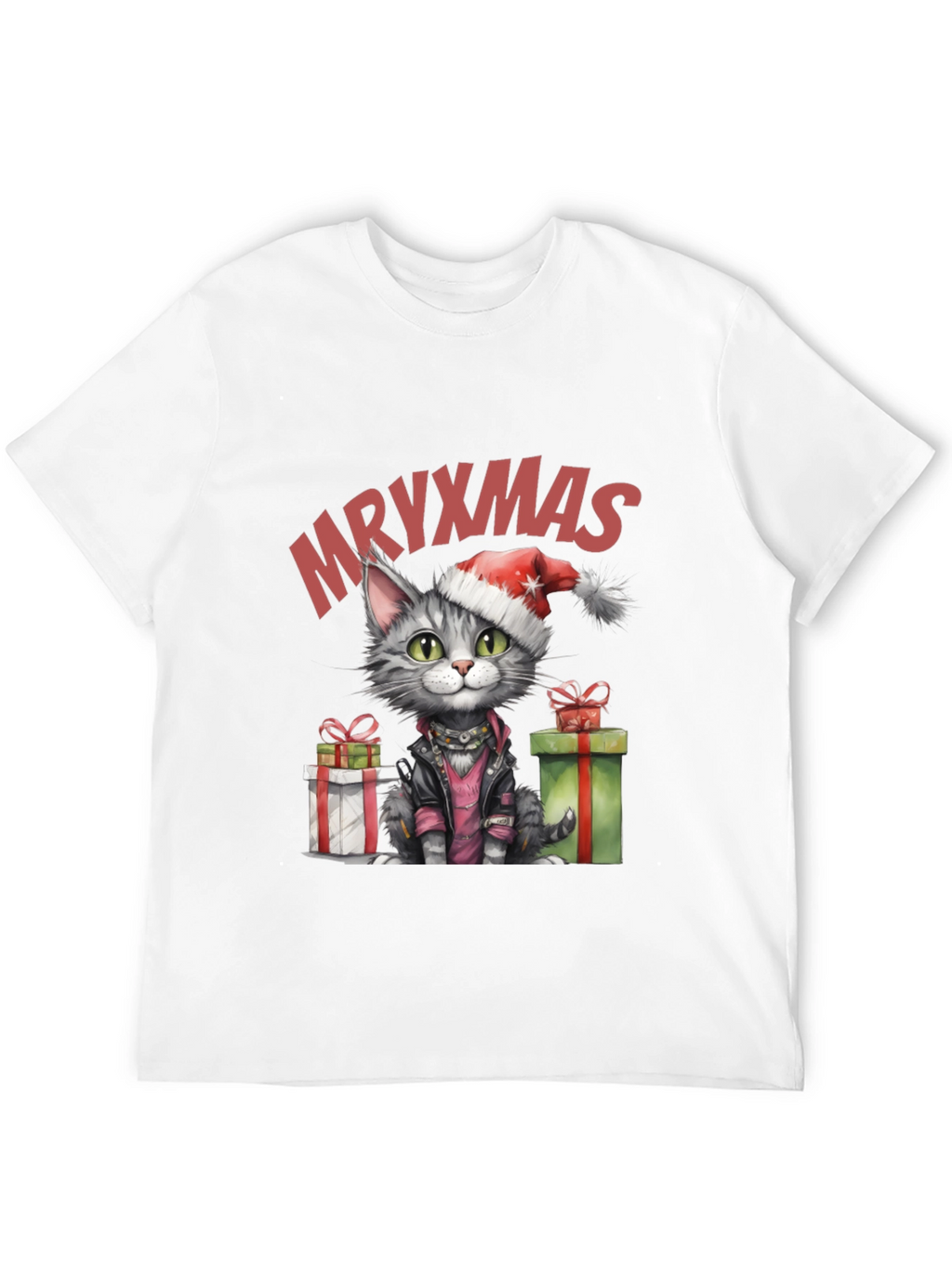 MRYXMAS Cat T-Shirt - Christmas Kitten