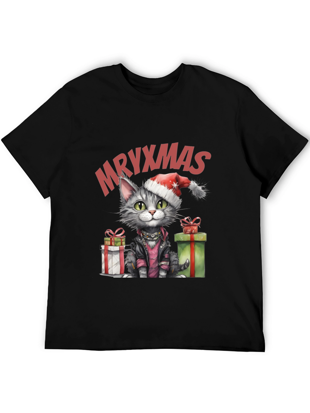 MRYXMAS Cat T-Shirt - Christmas Kitten
