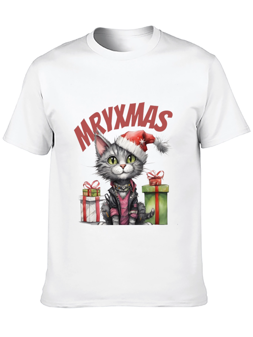 MRYXMAS Cat T-Shirt - Christmas Kitten