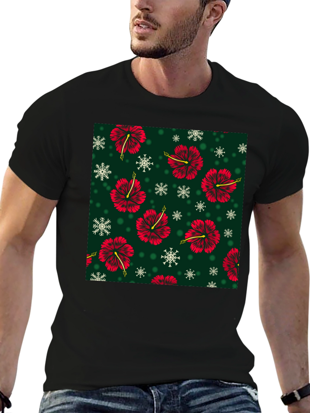 Floral Pattern T-Shirt