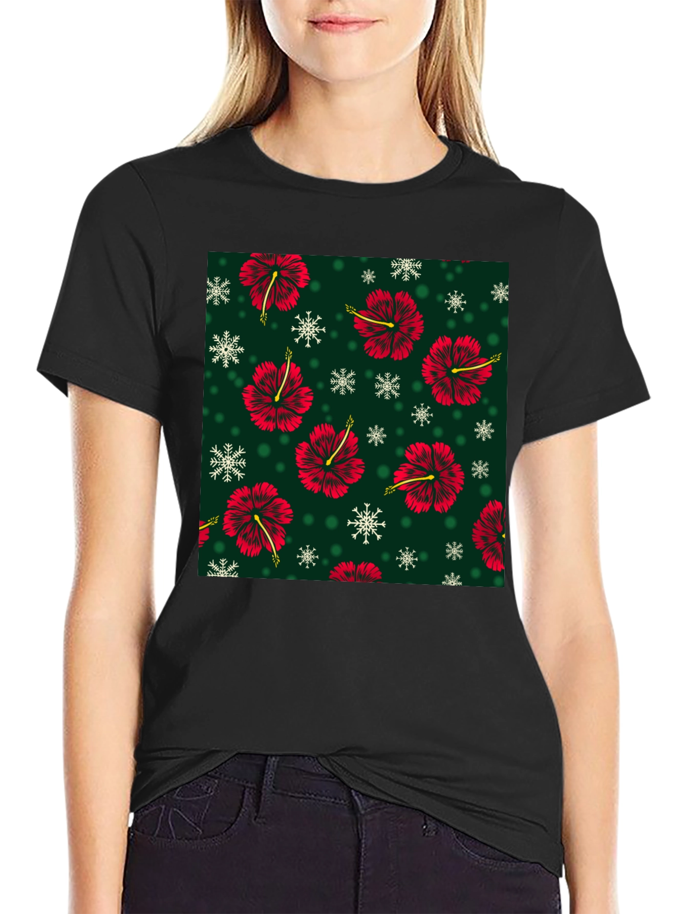 Floral Pattern T-Shirt