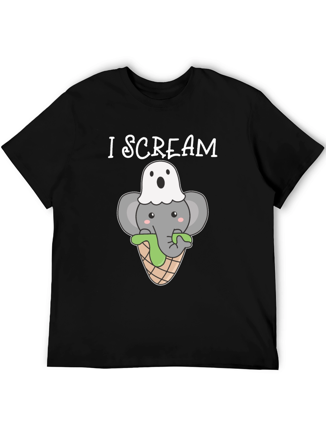 I Scream Halloween Elephant T-Shirt