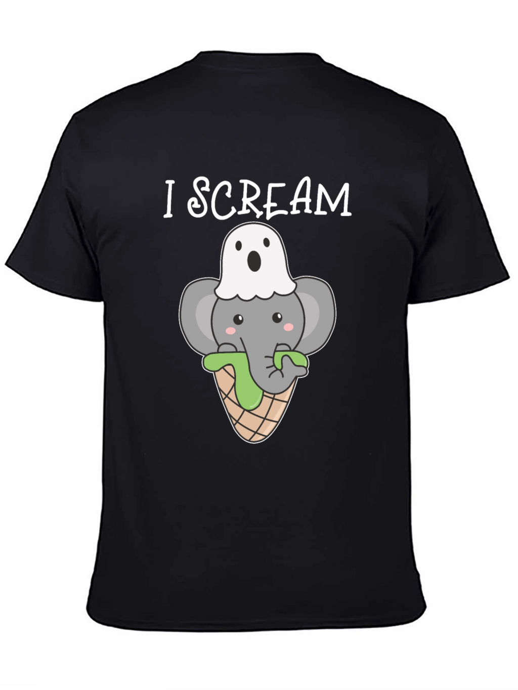 I Scream Halloween Elephant T-Shirt